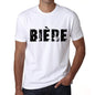 Mens Tee Shirt Vintage T Shirt Biére X-Small White 00561 - White / Xs - Casual