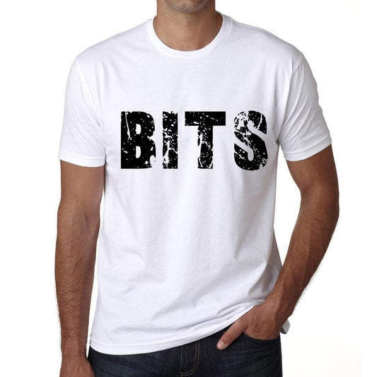 Mens Tee Shirt Vintage T Shirt Bits X-Small White 00560 - White / Xs - Casual