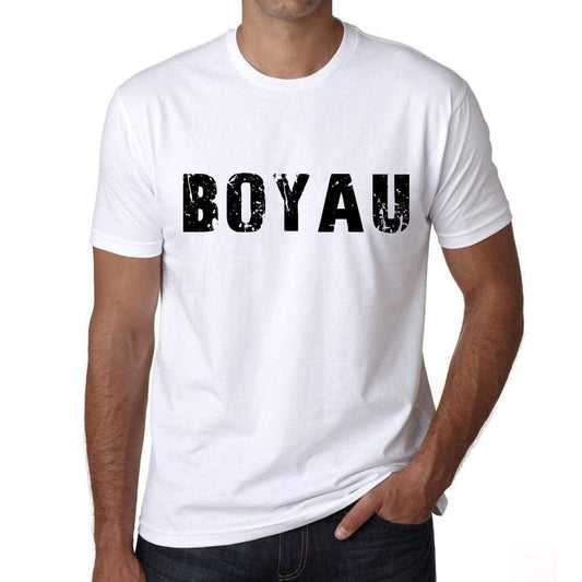 Mens Tee Shirt Vintage T Shirt Boyau X-Small White 00561 - White / Xs - Casual