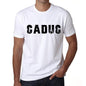 Mens Tee Shirt Vintage T Shirt Caduc X-Small White 00561 - White / Xs - Casual
