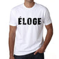 Mens Tee Shirt Vintage T Shirt Éloge X-Small White 00561 - White / Xs - Casual