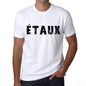 Mens Tee Shirt Vintage T Shirt Étaux X-Small White 00561 - White / Xs - Casual