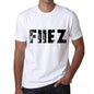 Mens Tee Shirt Vintage T Shirt Fiiez X-Small White 00561 - White / Xs - Casual