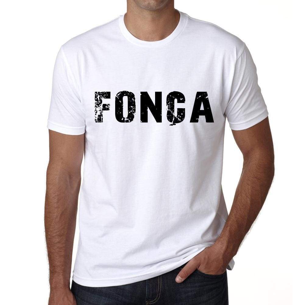 Mens Tee Shirt Vintage T Shirt Fonça X-Small White 00561 - White / Xs - Casual