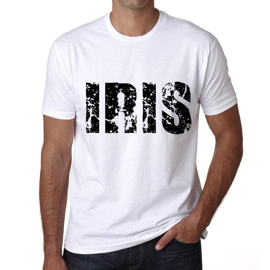 Mens Tee Shirt Vintage T Shirt Iris X-Small White 00560 - White / Xs - Casual