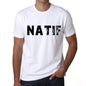 Mens Tee Shirt Vintage T Shirt Natif X-Small White - White / Xs - Casual