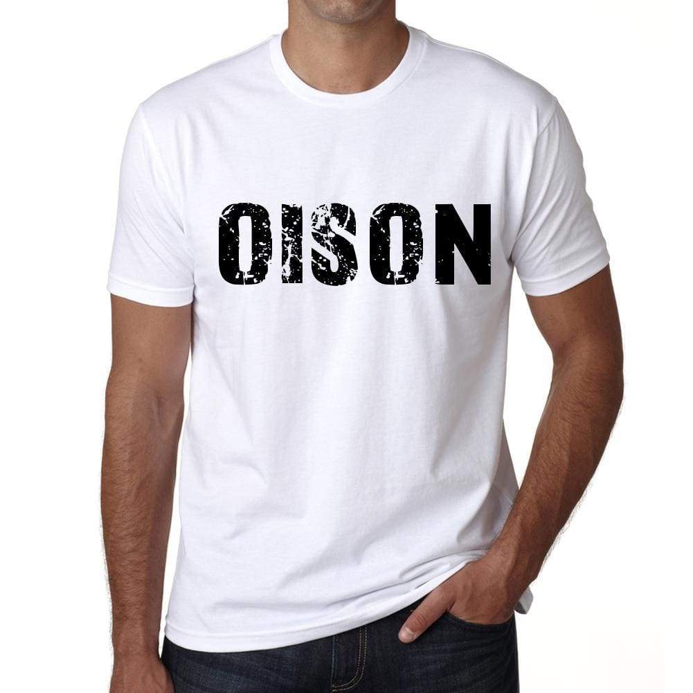 Mens Tee Shirt Vintage T Shirt Oison X-Small White - White / Xs - Casual