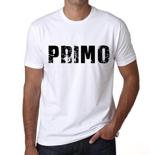 Mens Tee Shirt Vintage T Shirt Primo X-Small White - White / Xs - Casual