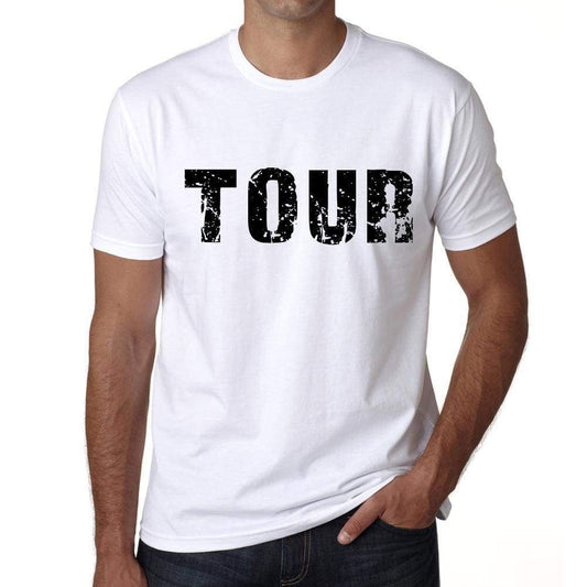 Mens Tee Shirt Vintage T Shirt Tour X-Small White 00560 - White / Xs - Casual