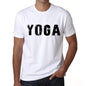 Mens Tee Shirt Vintage T Shirt Yoga X-Small White 00560 - White / Xs - Casual