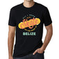 Mens Vintage Tee Shirt Graphic T Shirt Belize Black - Black / Xs / Cotton - T-Shirt