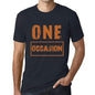 Mens Vintage Tee Shirt Graphic T Shirt One Occasion Navy - Navy / Xs / Cotton - T-Shirt