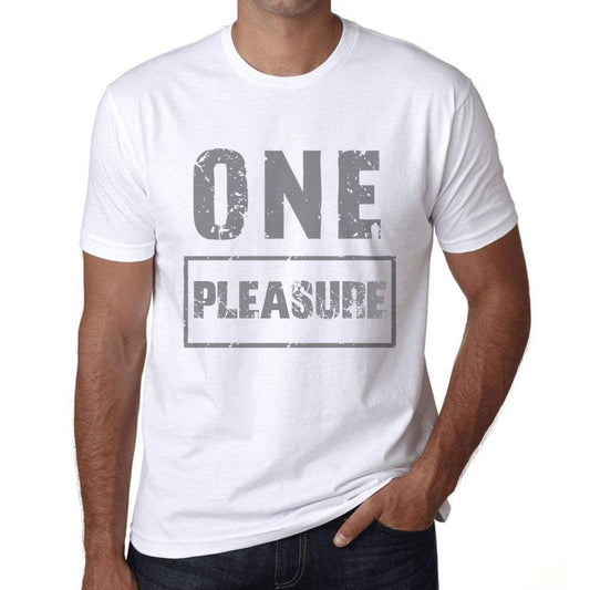 Mens Vintage Tee Shirt Graphic T Shirt One Pleasure White - White / Xs / Cotton - T-Shirt