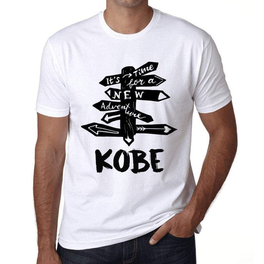 Mens Vintage Tee Shirt Graphic T Shirt Time For New Advantures Kobe White - White / Xs / Cotton - T-Shirt