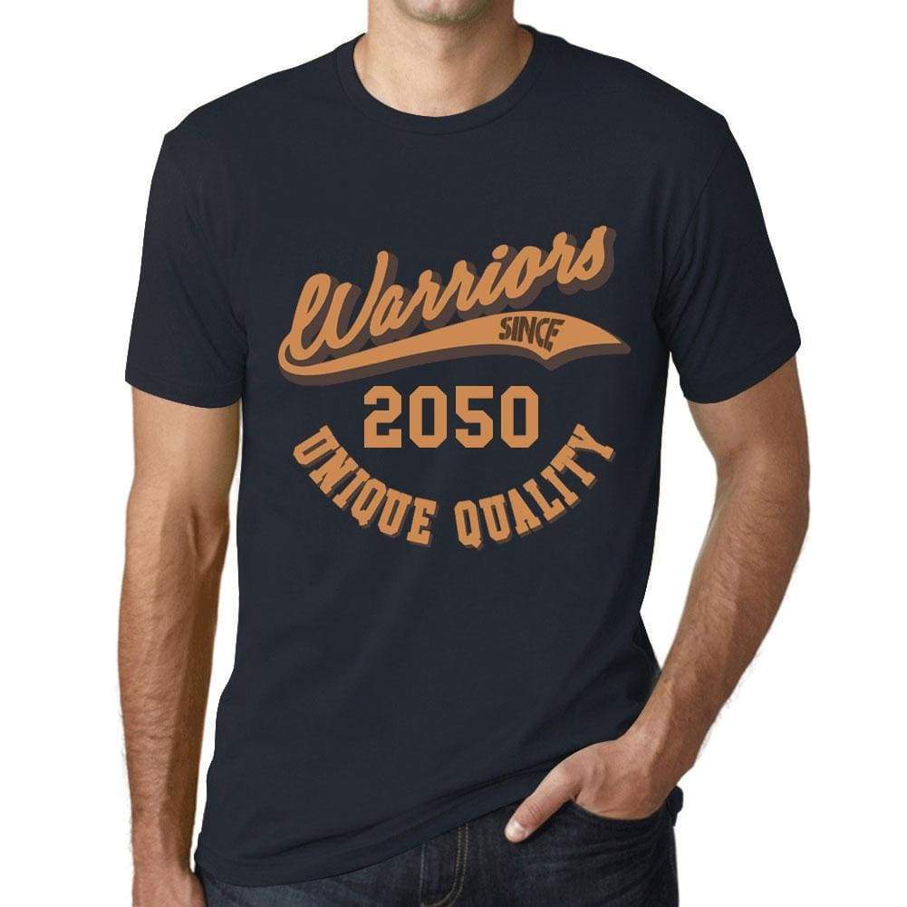 Mens Vintage Tee Shirt Graphic T Shirt Warriors Since 2050 Navy - Navy / Xs / Cotton - T-Shirt