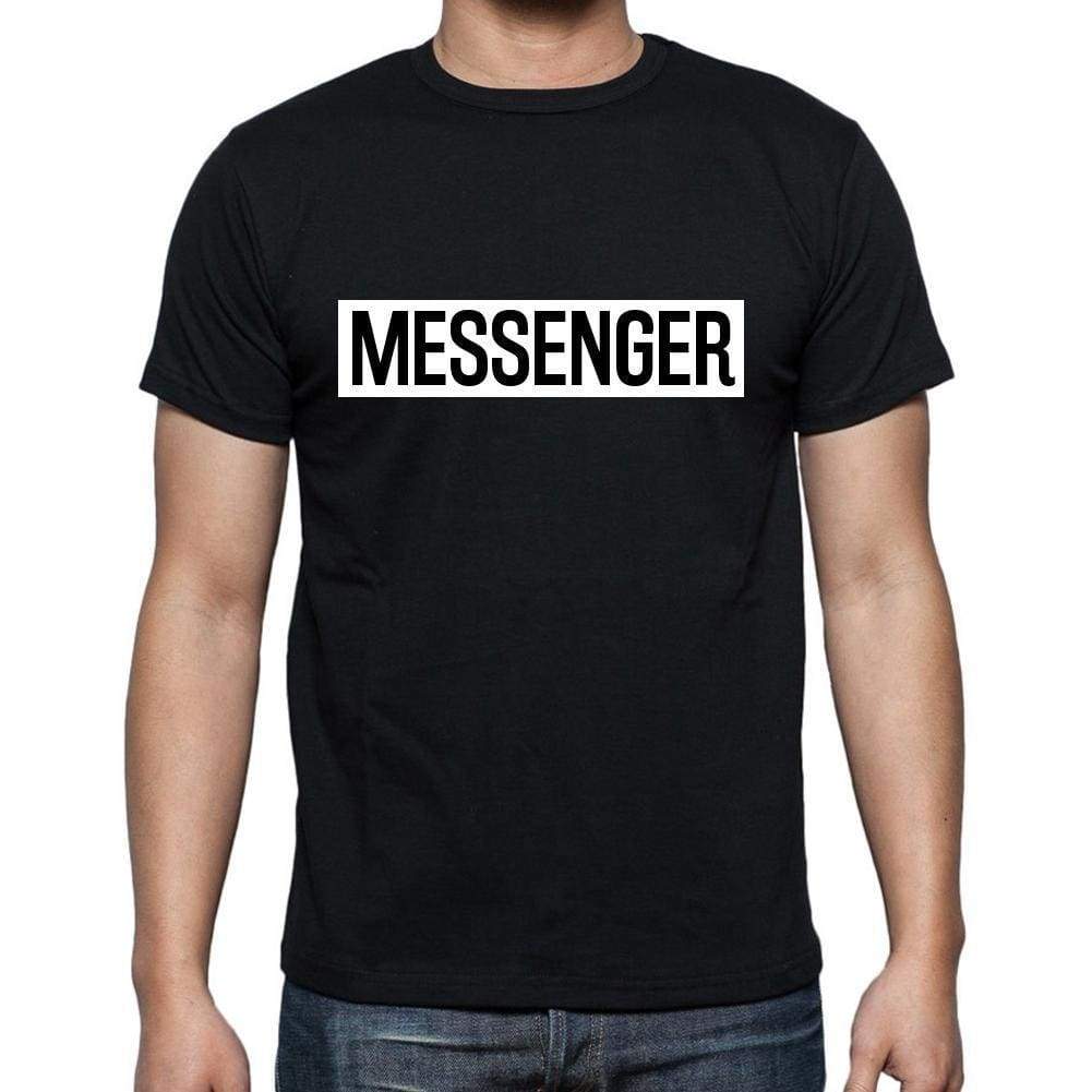 Messenger T Shirt Mens T-Shirt Occupation S Size Black Cotton - T-Shirt