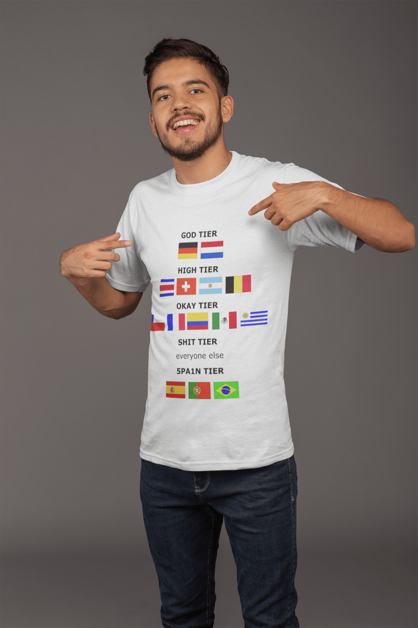 BREXIT Why T-shirt, Men's White tee, 100% Cotton 00230