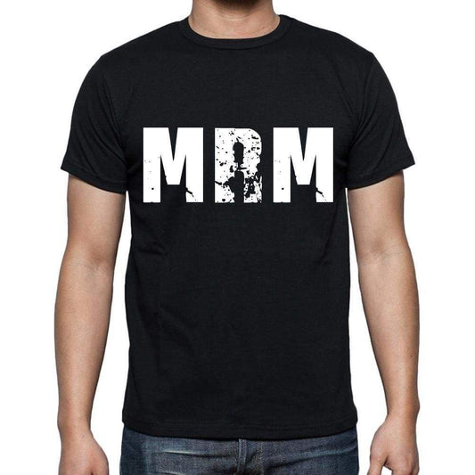 Mrm Men T Shirts Short Sleeve T Shirts Men Tee Shirts For Men Cotton Black 3 Letters - Casual