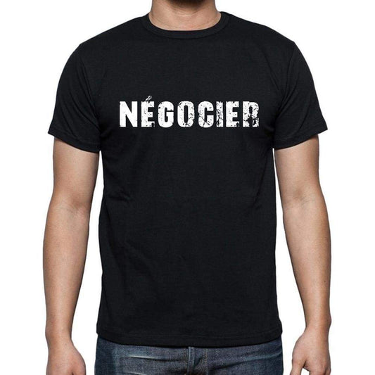 Négocier French Dictionary Mens Short Sleeve Round Neck T-Shirt 00009 - Casual