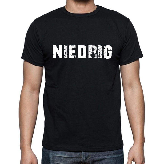 Niedrig Mens Short Sleeve Round Neck T-Shirt - Casual