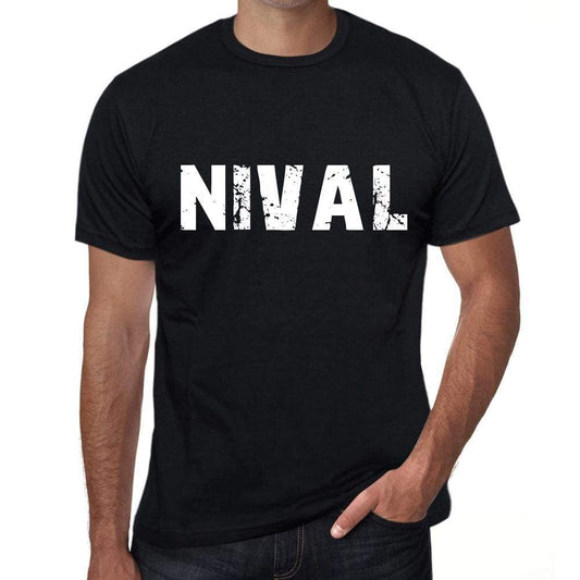 Nival Mens Retro T Shirt Black Birthday Gift 00553 - Black / Xs - Casual