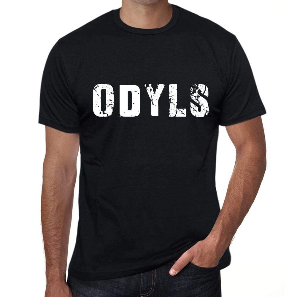 Odyls Mens Retro T Shirt Black Birthday Gift 00553 - Black / Xs - Casual