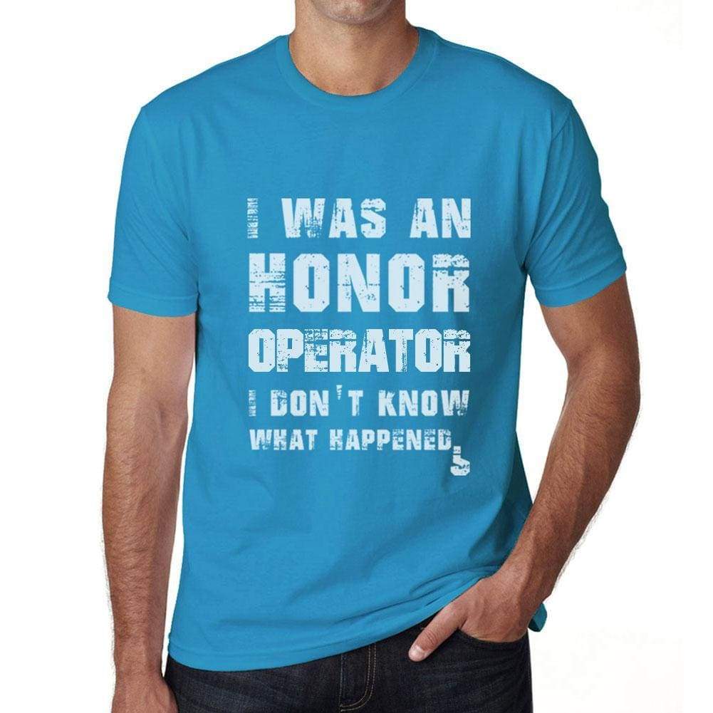 OPERATOR What Happened, Blue, <span>Men's</span> <span><span>Short Sleeve</span></span> <span>Round Neck</span> T-shirt, gift t-shirt 00322 - ULTRABASIC