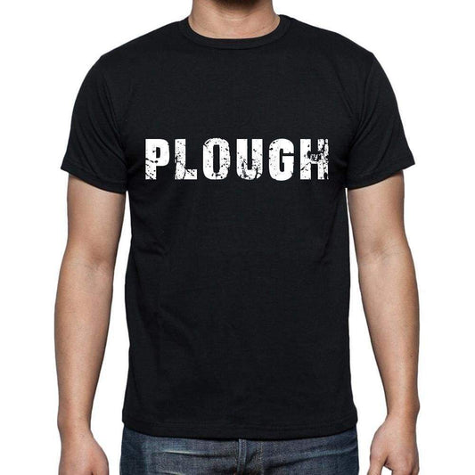 plough ,Men's Short Sleeve Round Neck T-shirt 00004 - Ultrabasic