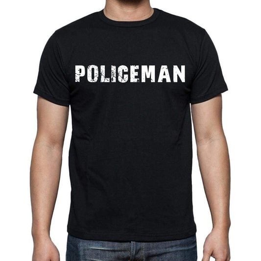 Policeman Mens Short Sleeve Round Neck T-Shirt - Casual
