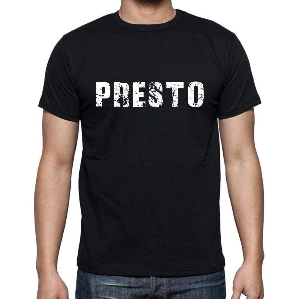 Presto Mens Short Sleeve Round Neck T-Shirt 00017 - Casual