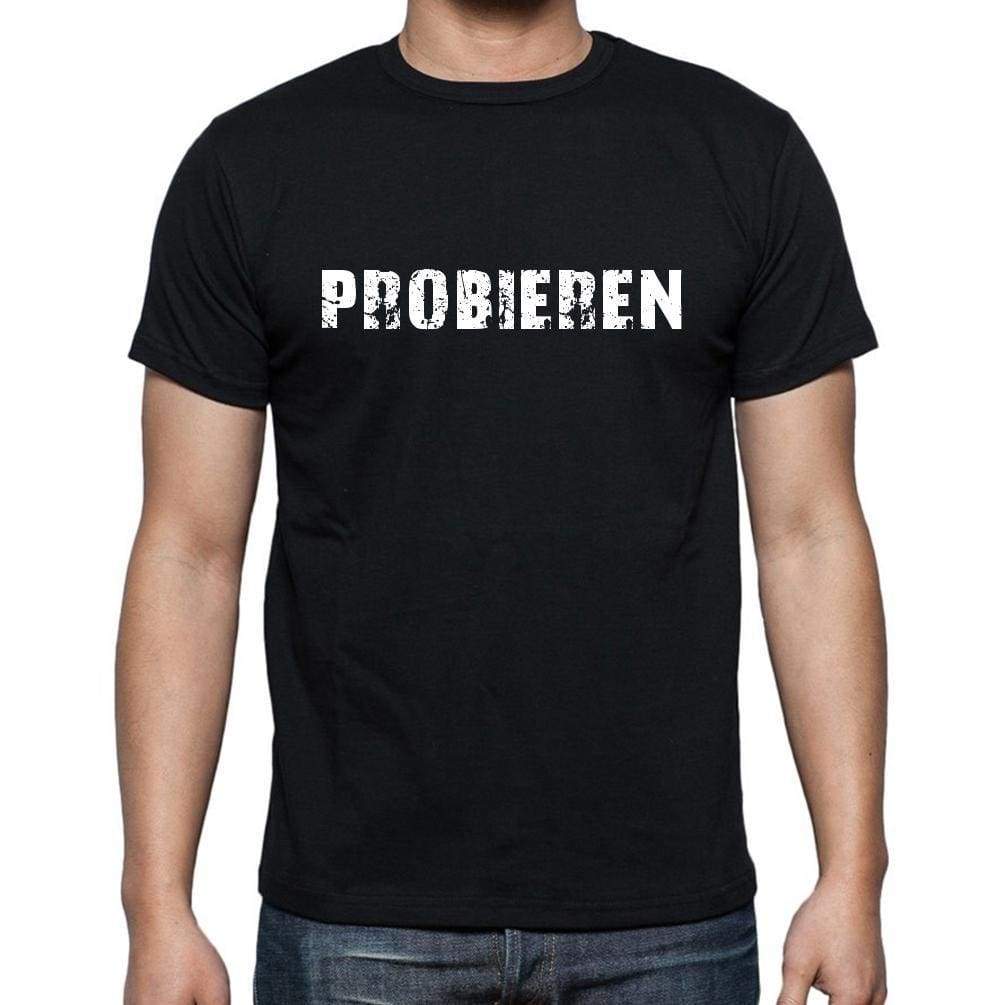 Probieren Mens Short Sleeve Round Neck T-Shirt - Casual