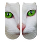 SexeMara nouveau Design 3D chat imprimer femmes unisexe chaussettes de noël Meias chat visage 3D imprimé femme chaussette Harajuku animal mignon cheville Soc