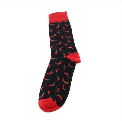 ARMKIN Hip Hop Cool Animal Food happy Funny Socks Men Harajuku Skateboard Crew sock Male Vintage Large High sock for christmas