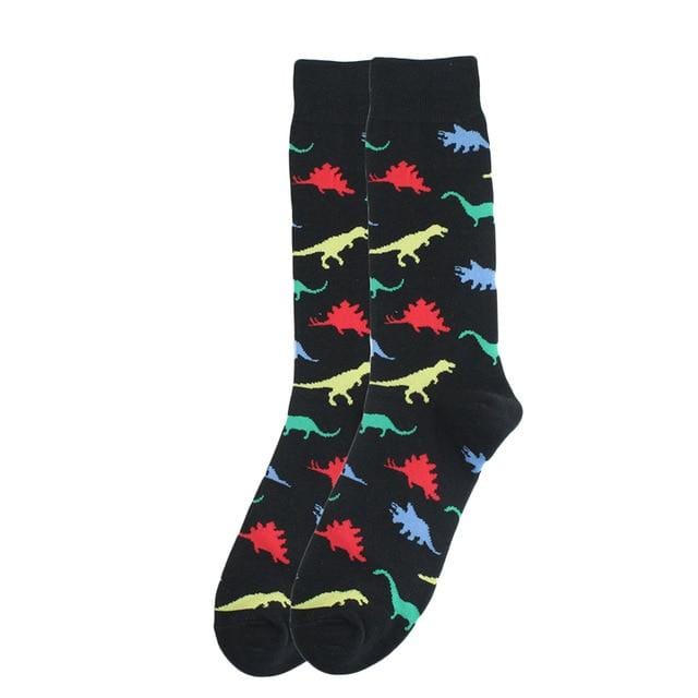 Happy chaussettes mode Hip Hop Skateboard chaussettes coton dessin animé requin cochon chien nourriture Hamburger Pizza Sushi drôle hommes femmes Calcetines