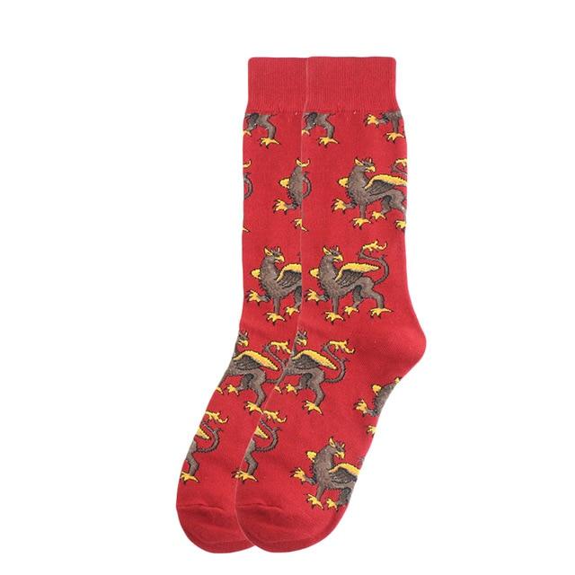 Happy Socks Mode Hip Hop Skateboard Socken Baumwolle Cartoon Hai Schwein Hundefutter Hamburger Pizza Sushi Lustige Männer Frauen Calcetines