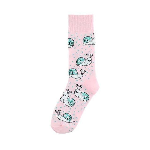 Adult Mid Calf Crew Fashion Funny Socks Chimpanzee Pug Bull Bulldog Sloth Snail Boston Terrier Monkey Dog Puppy Animal Dropship