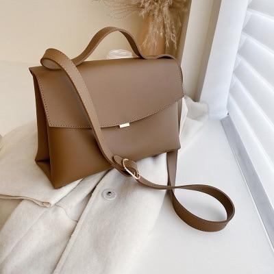 Causal Totes Bags Women Large Capacity Handbags Women PU Shoulder Messenger Bag Female Retro Daily Totes Lady Elegant Handbags