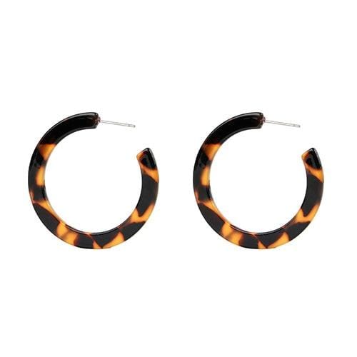 Personnalité 2019 trapèze grand Long acrylique acétate boucles d'oreilles pour femmes Rectangle écaille de tortue boucle d'oreille Za bijoux