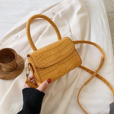 Sacs à bandoulière motif Crocodile pour femmes, petit sac à main à chaîne, petit sac en cuir PU, sacs de soirée de styliste pour dames, 2020