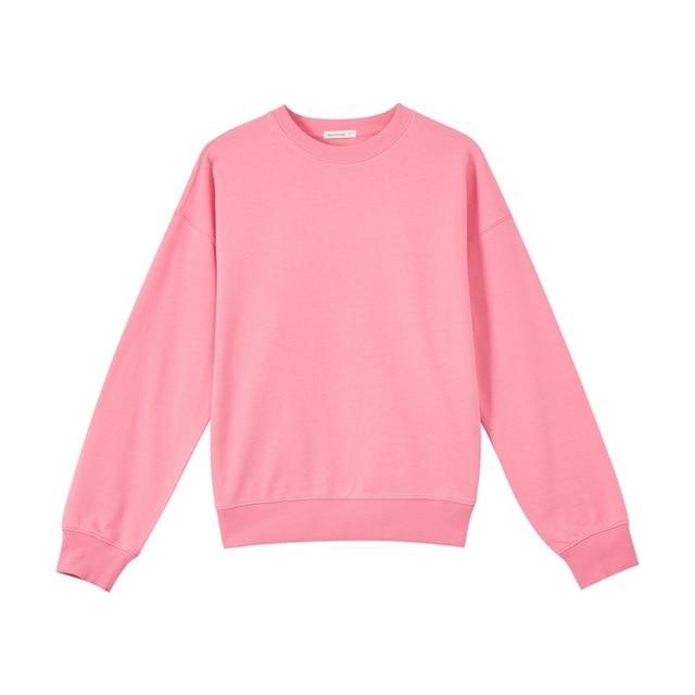 Metersbonwe basique sweats à capuche pour femmes Streetwear femme automne couleur unie sweat à capuche décontracté sweat 2019 nouveau Hip Pop hauts