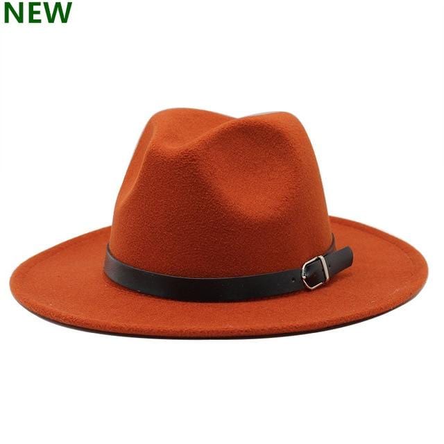 Livraison gratuite 2019 nouvelle mode hommes fedoras femmes mode jazz chapeau été printemps noir laine mélange casquette en plein air chapeau décontracté