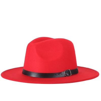 Livraison gratuite 2019 nouvelle mode hommes fedoras femmes mode jazz chapeau été printemps noir laine mélange casquette en plein air chapeau décontracté