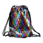 Sequin Drawstring Bags Reversible Sequin Backpack Glittering Shoulder Bags for Girls Women New
