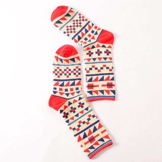 Chaussettes amusantes et mignonnes pour femmes et hommes, courtes en coton avec impression, décontractées, harajuku, designer, art, mode féminine, été