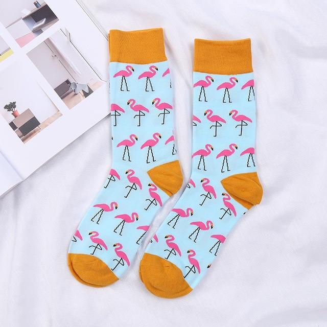 Chaussettes amusantes et mignonnes pour femmes et hommes, courtes en coton avec impression, décontractées, harajuku, designer, art, mode féminine, été