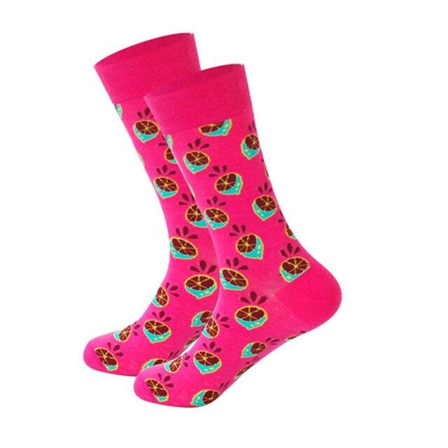 Chaussettes amusantes et mignonnes pour femmes et hommes, courtes en coton avec impression, décontractées, harajuku, designer, art, mode féminine, été