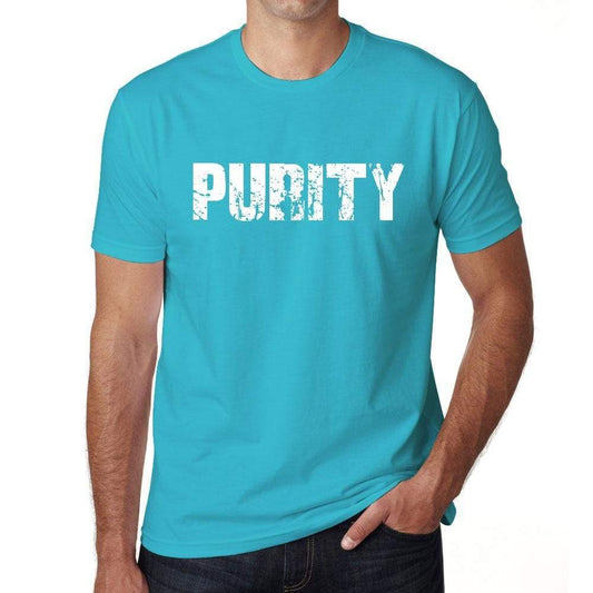 Purity Mens Short Sleeve Round Neck T-Shirt 00020 - Blue / S - Casual