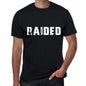 Raided Mens Vintage T Shirt Black Birthday Gift 00554 - Black / Xs - Casual