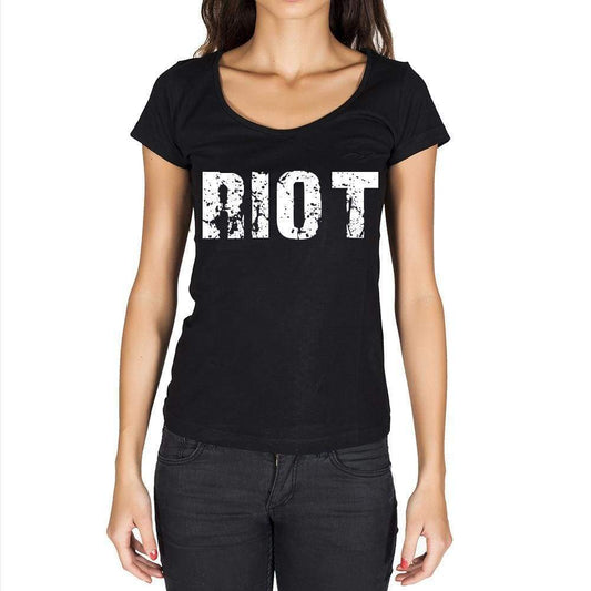 Riot Womens Short Sleeve Round Neck T-Shirt - Casual