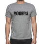 Rogers Grey Mens Short Sleeve Round Neck T-Shirt 00018 - Grey / S - Casual